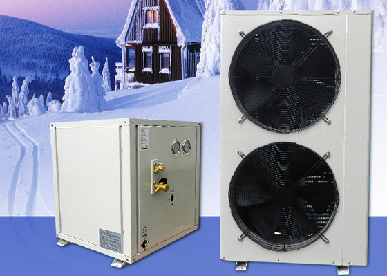 低温の空気源のヒート ポンプ、自動的に霜を取り除く割れた単位のヒート ポンプ